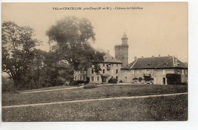 VAL ET CHATILLON - Meurthe et Moselle - CPA 54 - Le chateau de chatillon
