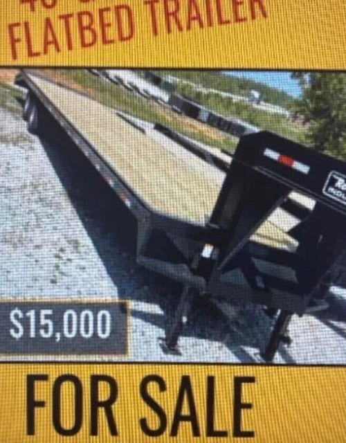 30' Gooseneck Flatbed Trailer 2022