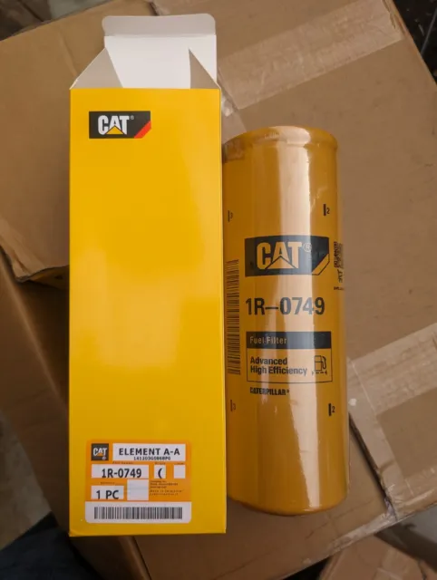 1 Genuine Cat 1R-0749 Filter Sealed Caterpillar 1R0749