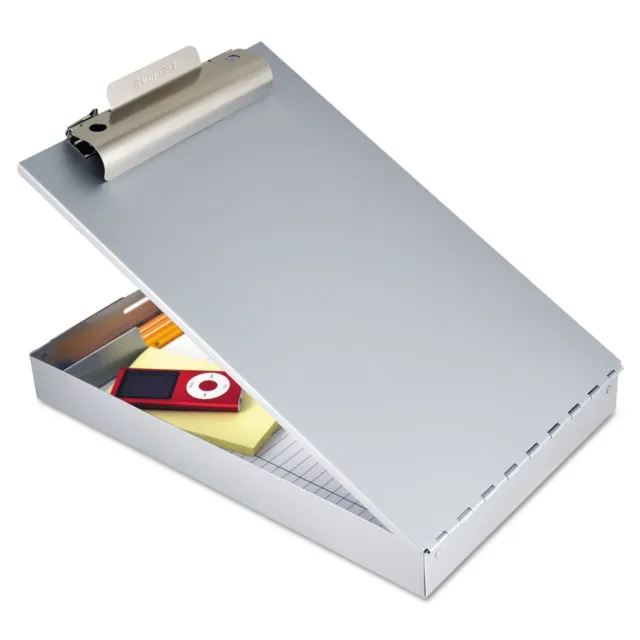 Saunders Recycled Aluminum Redi-Rite Storage Clipboard with Self-Locking Latc...