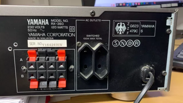 Yamaha RX-360 Natural Sound, RS,  Stereo Receiver – Topp Zustand fast Neu , 3