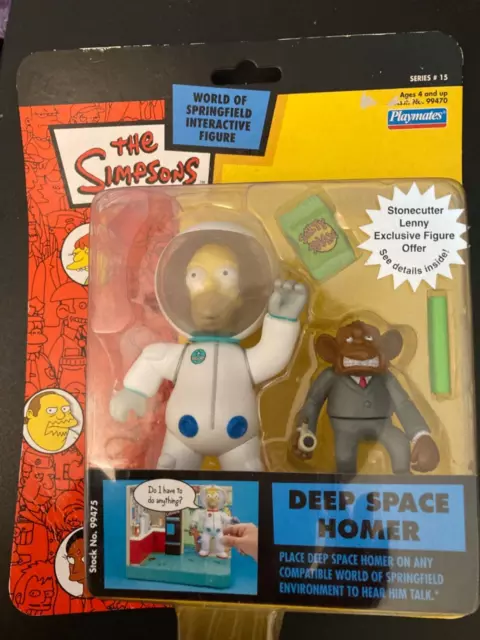 Simpsons World of Springfield Interactive Playmates Figure: Deep Space Homer