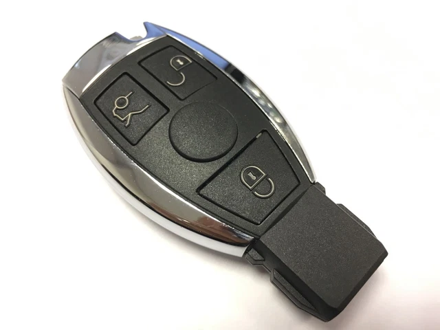 Black 3-Button Key Fob Case For Mercedes-Benz SL R230 (2002-2011) - NEC Version - Remotefobcentre