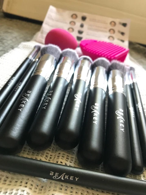 Pennelli Make Up BEAKEY Premium Synthetic Set di Pennello da Trucco Fondazion... 3