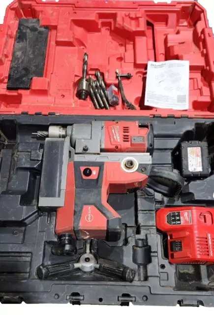 Milwaukee Fuel M18  Cordless 1-1/2" Magnetic Drill Kit (2787-20) AS SHOWN