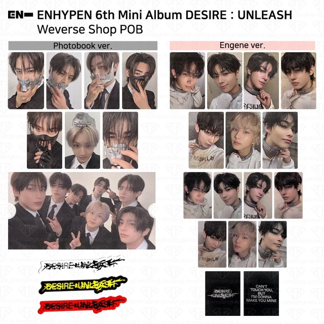 Enhypen Plush ENHYPEN Desire : Unleash [Photobook Ver] Sealed