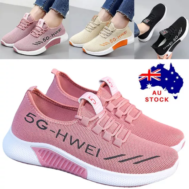 Women Sneakers Athletic Running Trainers Walking Sports Tennis Gym Casual Shoes