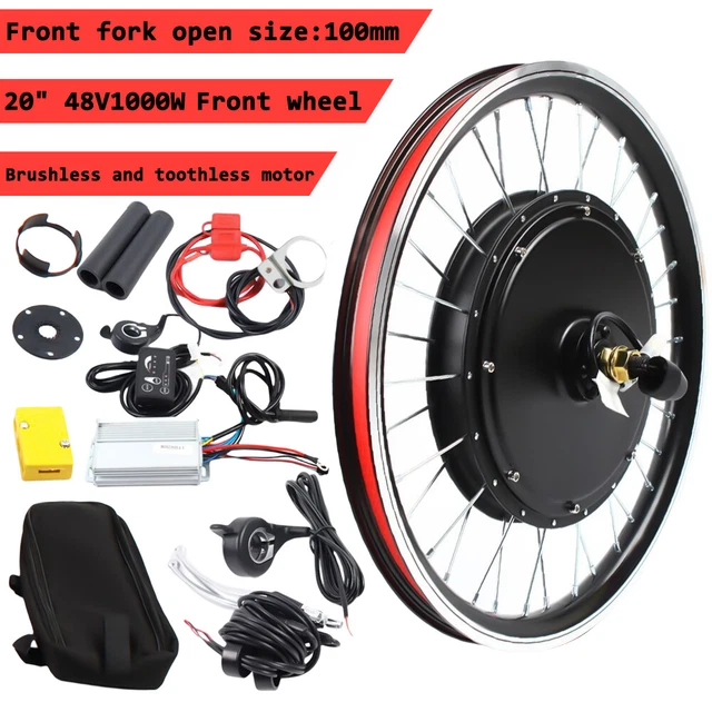 20 ZOLL EBIKE Conversion Kit 48V 1000W Ebike Elektrofahrrad Umbausatz
