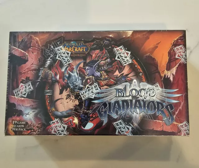 World of Warcraft TCG Blood of the Gladiators Booster Box NEW FACTORY SEALED WoW