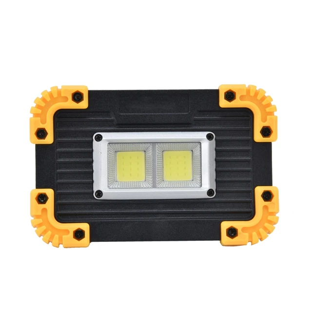 Mini COB LED Work Light – USB Rechargeable Emergency Floodlight With 6 Adjustable Angles, Camping & Car Repair Lamp (Battery Or USB Powered)