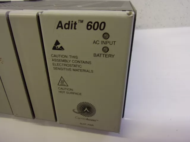 ADTRAN CARRIER ACCESS ADIT 600 TDM CONTROLLER UNIT with 2 FXS CARDS 2