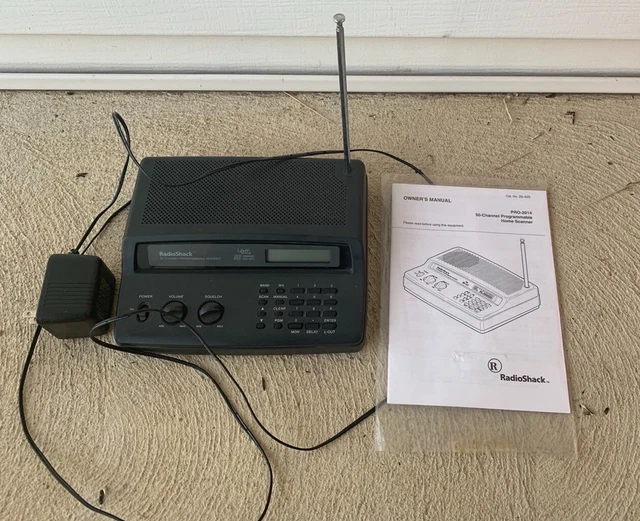 RADIO SHACK PRO2014 50 Channel Programmable Police Scanner Working