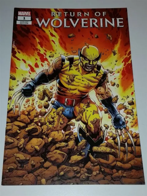 Wolverine Return Of #1 Variant Vf (8.0 Or Better) November 2018 Marvel Comics
