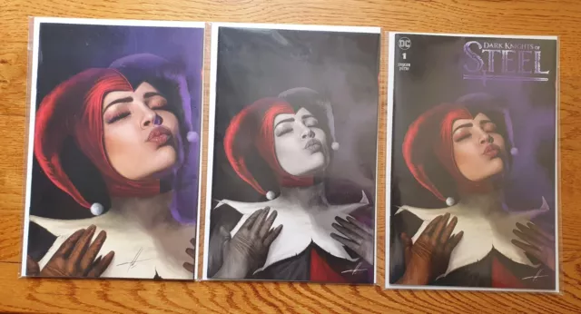 Dark Knights Of Steel #1 Carla Cohen Variants Set Of 3
