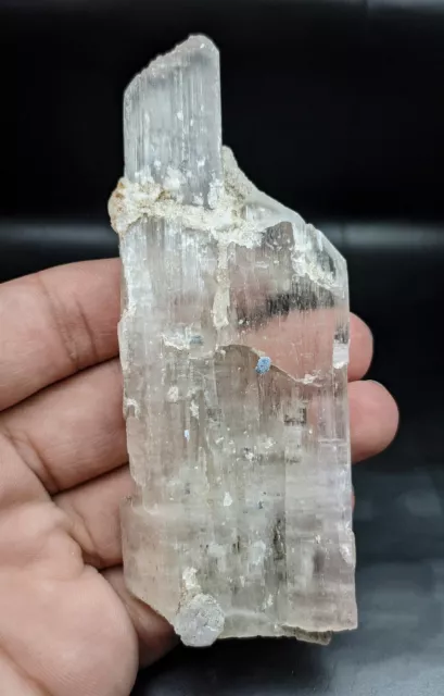 Light Pink Spodumene var Kunzite large size terminated crystal from Afghanistan.