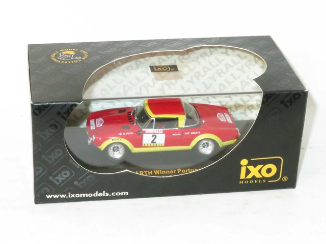 Miniature IXO 1/43 - Fiat 124 Spyder Rallye Portugal 1974 (Pinto/Bernacchini), Occasion