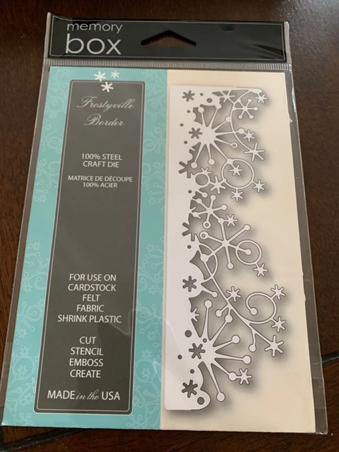 Memory Box Metal Die "Frostyville Border" 98146 New