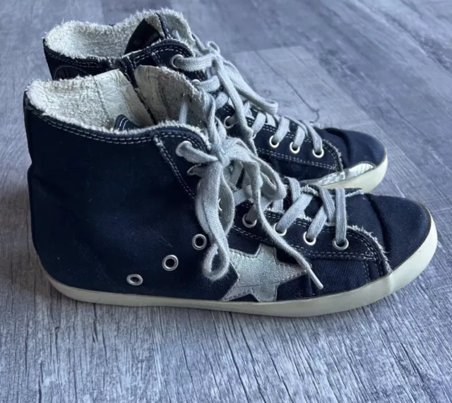 Golden Goose Francy High-Top Blue 2