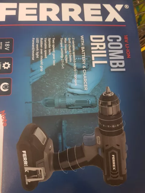 Ferrex 18v combi drill online