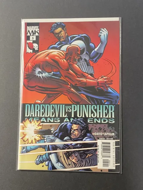 Marvel Comic Books Daredevil VS Punisher: Means and Ends #5