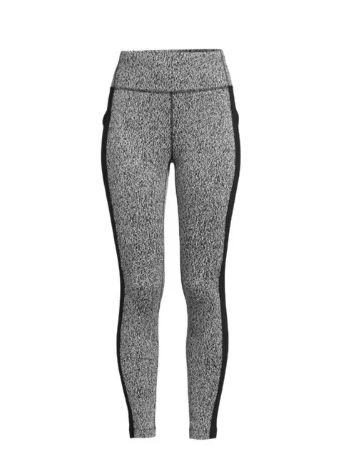 AVIA LEGGINGS WOMEN XS Gray High Waist Skinny Pants Gym Yoga