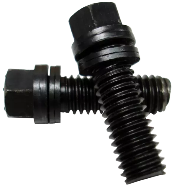 Proform Header Bolt Kit 66756; Self-Locking 3/8"-16 x 1" Black Oxide Hex, 16pk