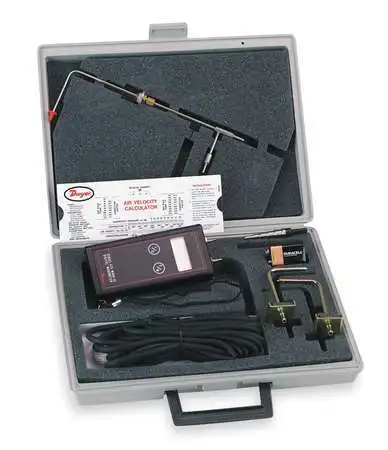 Dwyer Instruments 475-1-Fm-Av Handheld Manometer Kit.0 To 20.00 In Wc