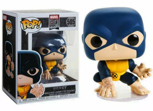 Funko! Pop Vinyl Figurine Beast Original X-Men Outfit Marvel 80 Years