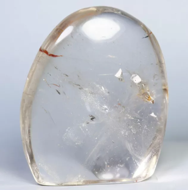 194g Beautiful ! Natural Clear White Quartz Crystal Stone Freeform Reiki Statue