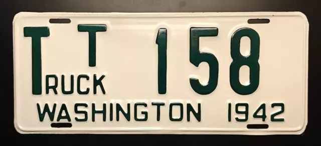 1942 Washington Truck License Plate