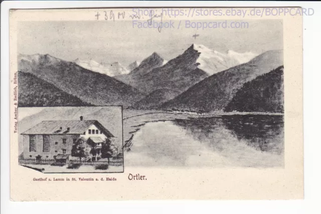 ITALIEN , PROVINZ BOZEN , ORTLER , GASTHOF z LAMM , ST. VALENTIN SÜDTIROL ca1910