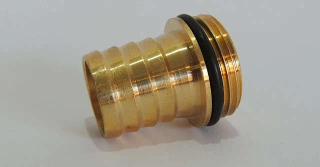 Schlauchanschluss Schlauchtülle 1" Gewinde Messing 25,4mm