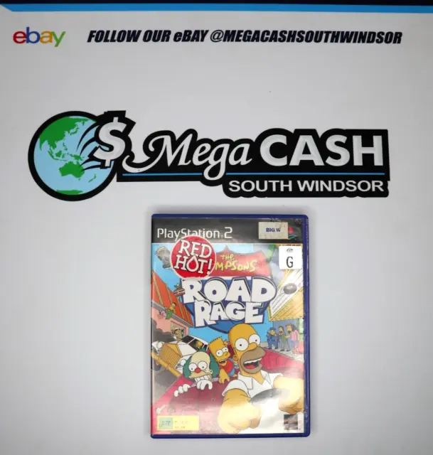 The Simpsons Road Rage - Sony PlayStation 2 PS2 PAL Game No Manual