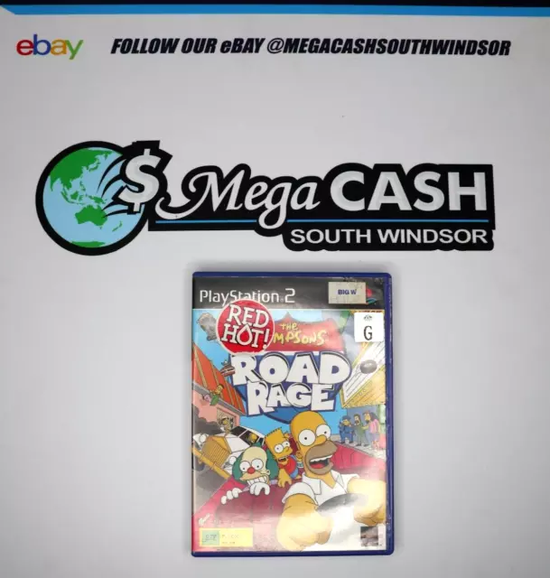 The Simpsons Road Rage - Sony PlayStation 2 PS2 PAL Game No Manual
