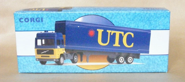 CAMION VOLVO BOX trailer truck - miniature 1/64 - CORGI SUPERHAULERS