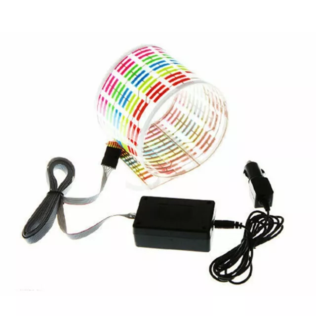 Express Your Style with Colorful Car Music Rhythm Sticker 45cm LED Light