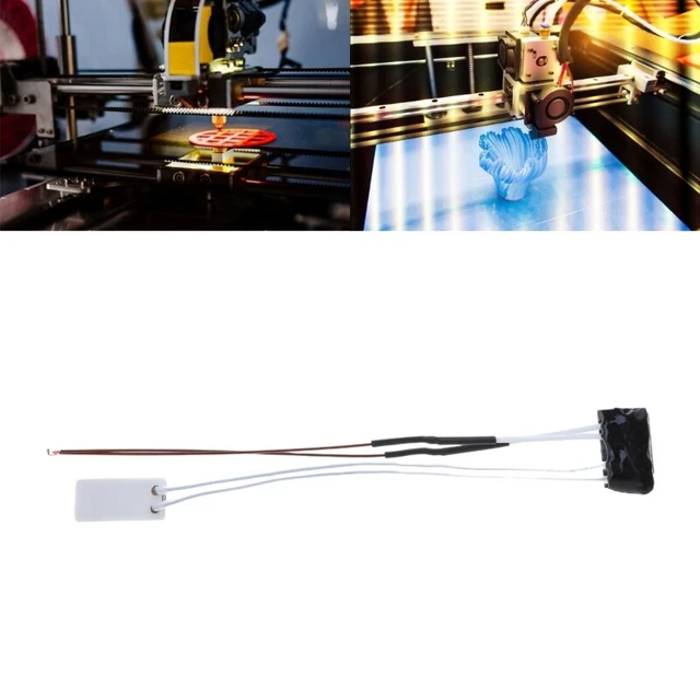 Ersatz-Keramik-Heizthermistor 48W/60W Mit Halteclip – Für Bambu Lab P1P/P1S/X1C Hotend (300°C)