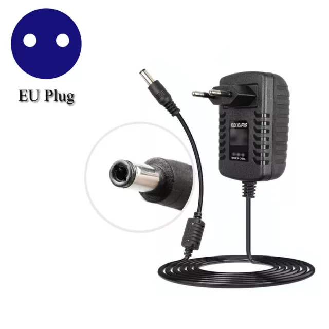 EU 12V Power Adapter for Yamaha Electronic Keyboards PA PSR YPG YPT DD EZ NP DGX