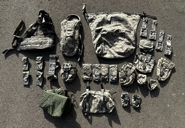 US ARMY UCP Acu Molle Rifleman Fighting Grenadier Infantry Vest Set 27 ...