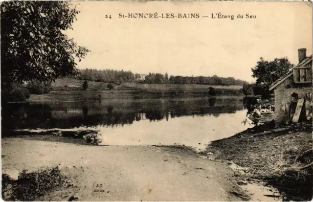 CPA St-HONORÉ-les-BAINS L'Etang du Seu Nievre (100302)