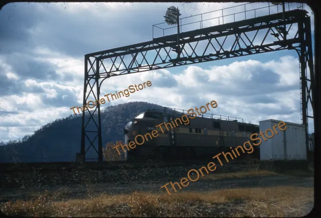 Pennsylvania RR Train 5844 Rockville Bridge 1950s 35mm Slide Original Kodachrome