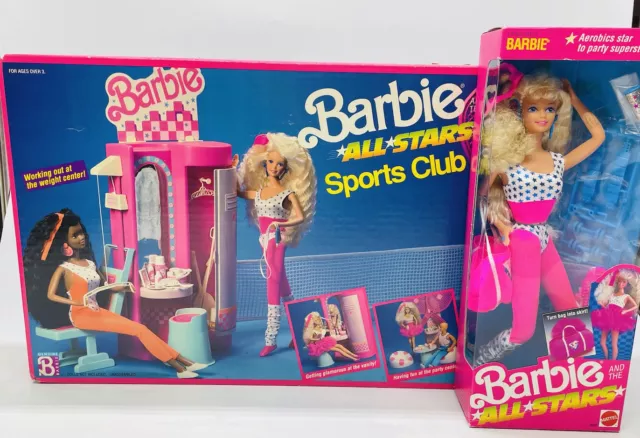 Barbie 1989, All Stars & Sport Club NRFB  Fabriqué en Chine