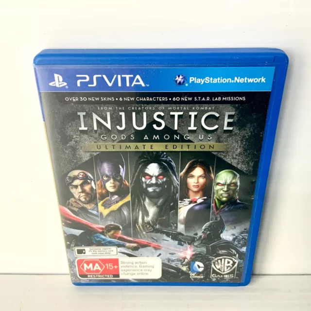 INJUSTICE GODS AMONG Us Ultimate Edition PS Vita Tested
