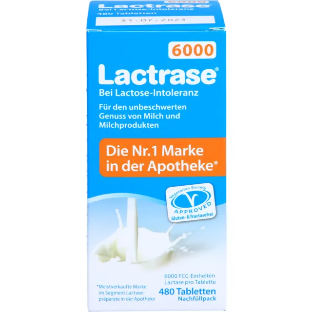 Lactrase 6000 bei Lactose-Intoleranz..., 480.0 St. Tabletten 12412794