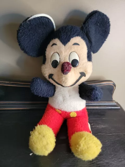 Vintage 50's Walt Disney California Stuffed Toys Sitting Mickey Mouse 15 “Plush