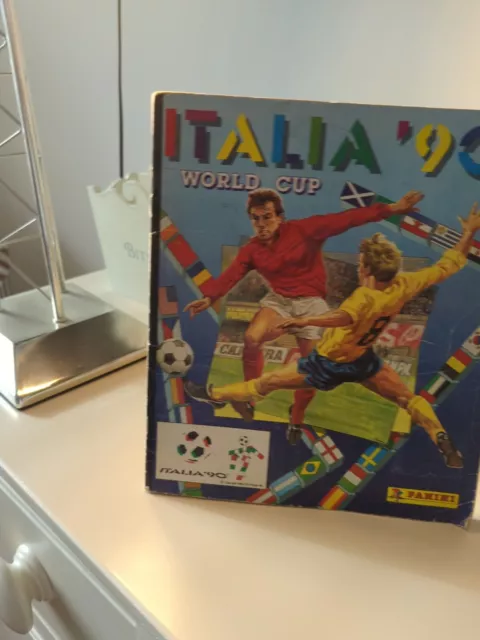 Panini italia 90 world cup sticker album (75 PER CENT complete) GAZZA ENGLAND