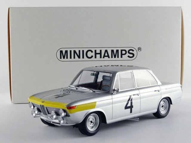 BMW 1800 TISA Ti Ti/Sa 24h Spa Racing 1965 #6 Munaron Eppelein Minichamps S 1:18