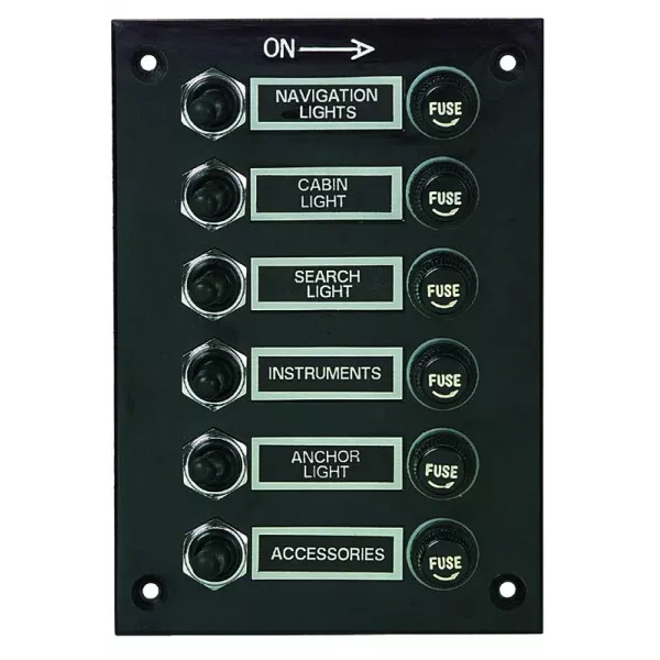 TABLEAU ELECTRIQUE ETANCHE 6 POSITIONS Alciumpeche