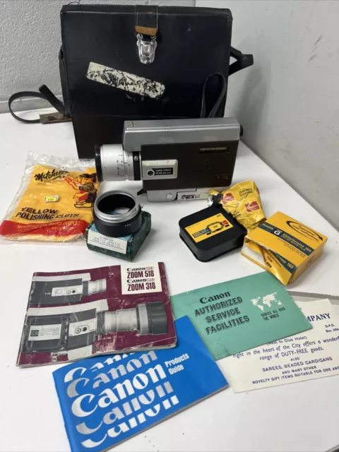 Vintage Camera Zoom 318 Super 8 Retro Film Photography Canon Japan
