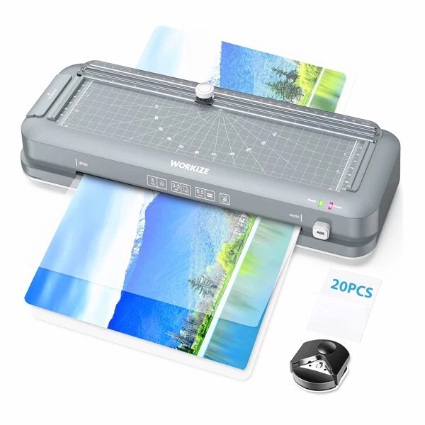 Laminator; A4 Laminator Machine; WORIKIZE Thermal Laminator with Laminating